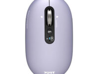 Port Connect PURE MAC Rechargeable Wireless and Bluetooth Mouse - Iris