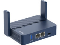 Cudy AX3000 2.5G Wi-Fi 6 Mini VPN Travel Router - Navy Blue