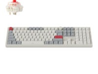 Keychron Q6 Max QMK/VIA Wireless Custom Mechanical Keyboard OSA Gateron Red Jupiter Switches - Shell White