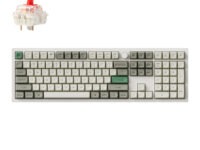 Keychron Q6 Max QMK/VIA Wireless Custom Mechanical Keyboard KSA Gateron Red Jupiter Switches - Shell White