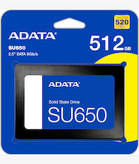 Adata SU650 Ultimate 3D NAND 512GB SATA SSD