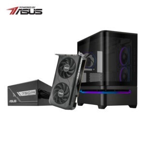 Asus UWM 1 Gaming Chassis/Graphics Card/Power Supply Combo (AP202 ARGB | RTX 5050 | PRIME 750W)