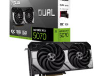 ASUS Dual GeForce RTX 5070 12GB GDDR7 OC Edition Graphics Card
