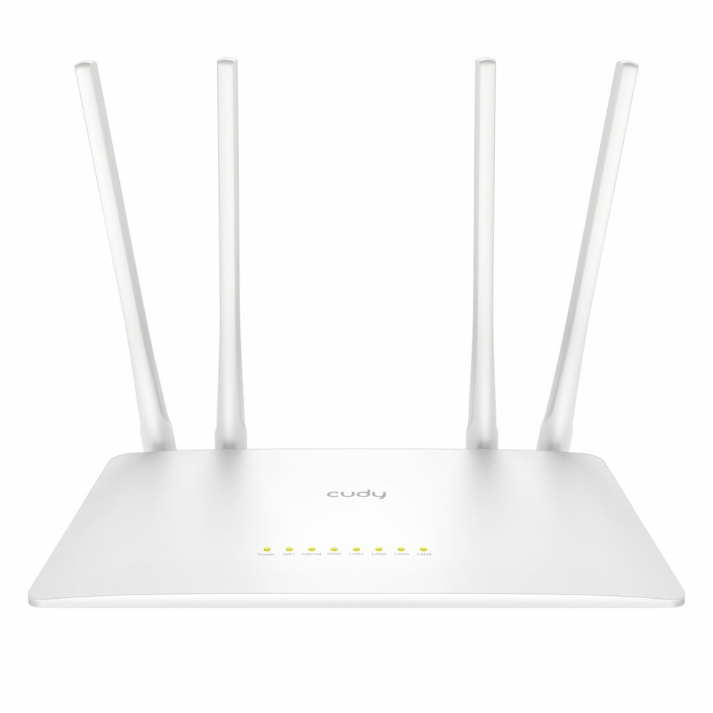 Cudy WR300S 300Mbps 5-Port Wi-Fi 4 Router – White