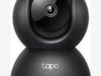 TP Link Pan or Tilt Home Security WiFi Camera Black
