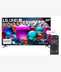 LG 50 inch UHD AI HDR10 webOS25 Smart TV