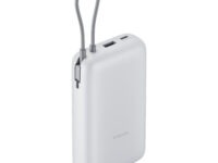 Xiaomi Power Bank 20000mAh (Integrated Cable) - Light Grey