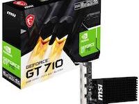 MSI nVidia Geforce GT 710 2GD3H 2GB PCIe 2 x16 Graphics