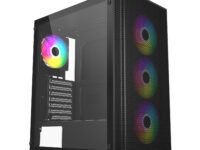 FSP M220 ATX Mid Tower Gaming Chassis - Black