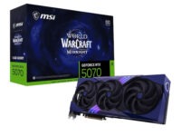 MSI GeForce RTX 5070 12GB World of Warcraft MIDNIGHT VOID EDITION OC Graphics Card