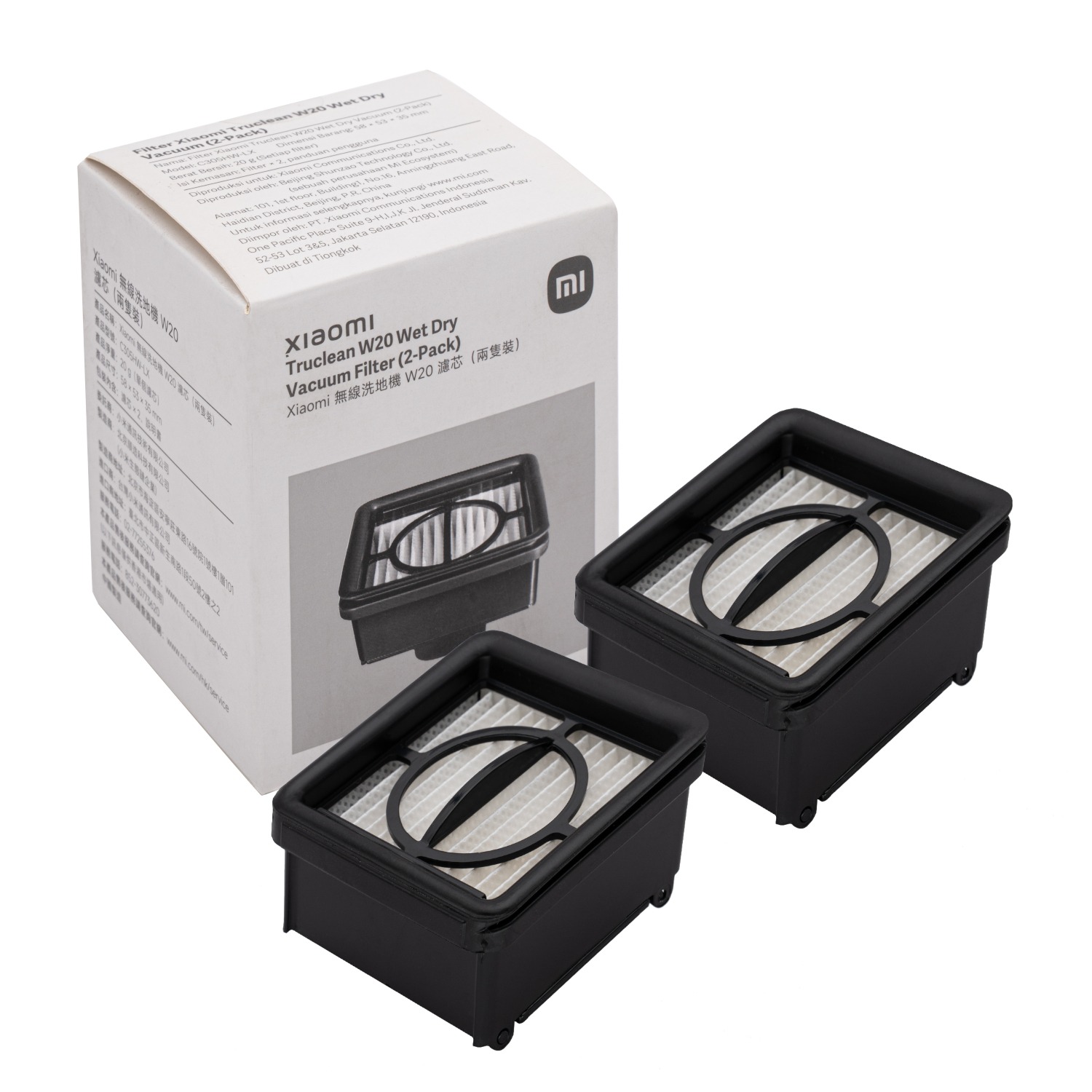 Xiaomi Truclean W20 Wet Dry Vacuum Filter 2-Pack