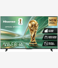 Hisense 65 Inch E8S UHD Mini LED 144Hz Smart TV