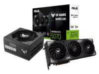 Asus TUF Gaming GeForce RTX 5070 OC Edition and 1000W 80 PLUS Gold Modular Power Supply Bundle 