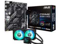 Asus PRIME B550M-K ARGB AM4 and Asus Prime LC 240 ARGB Liquid CPU Cooler Bundle