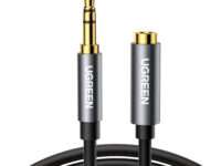 UGREEN AV118 3.5mm AUX Extension Cable 3m – Male to Female –(Black)