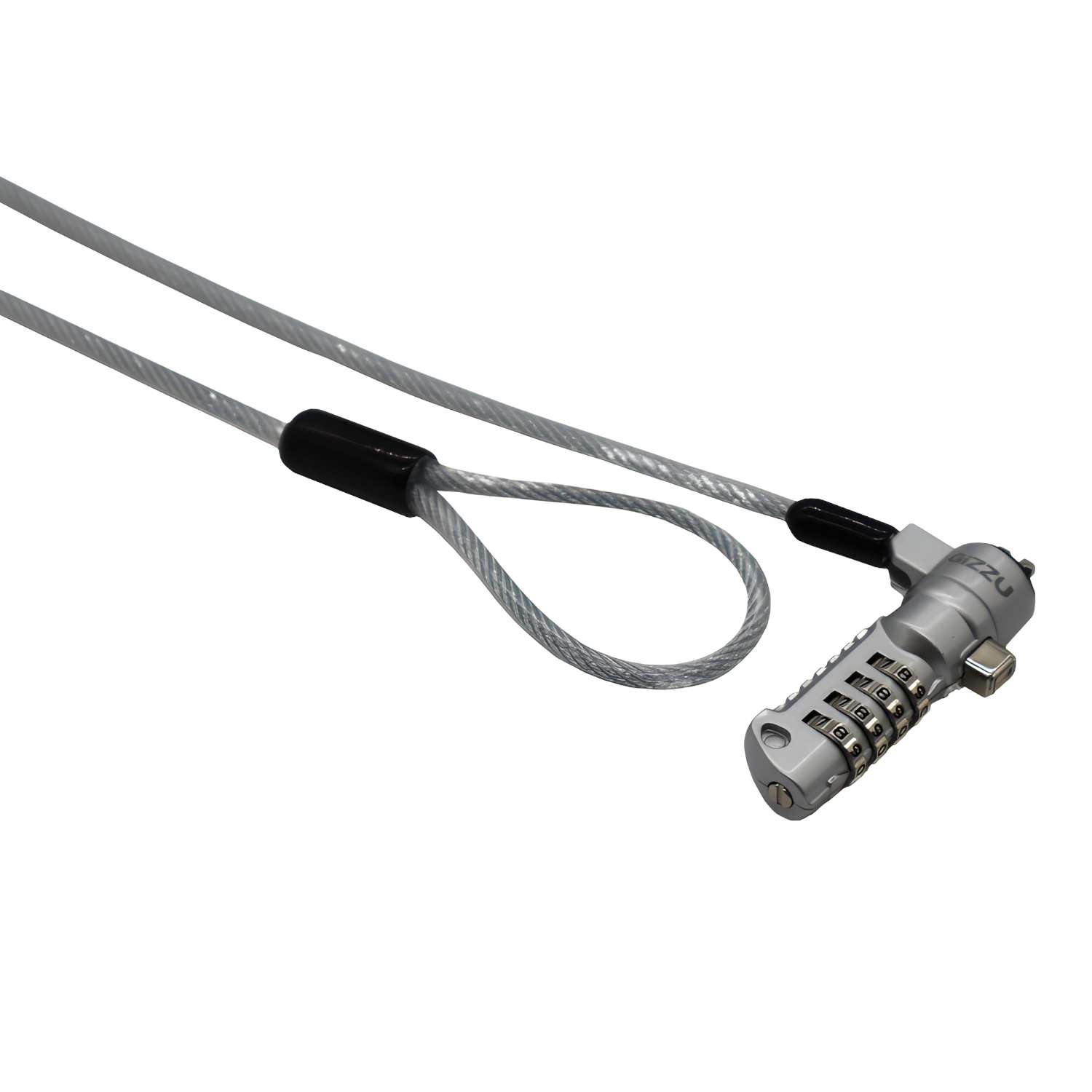 GIZZU 1.8m Nano Combination Lock Security Cable - Image 1