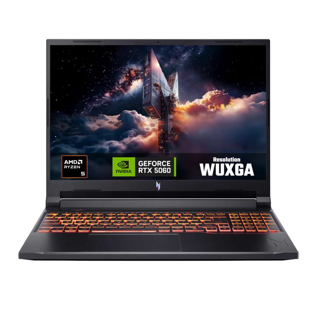 Acer NITRO V 16 Gaming Laptop 16″ | AMD Ryzen 5 | 16GB |1TB | RTX 5060 8GB | Windows 11 Home