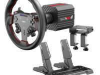 PXN VD4 Direct Drive Sim Racing Wheel – PD-HM Dual Pedal – Z8 Clamp Bundle