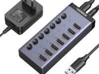 UGREEN 7 in 1 USB 3.0 Hub-Grey