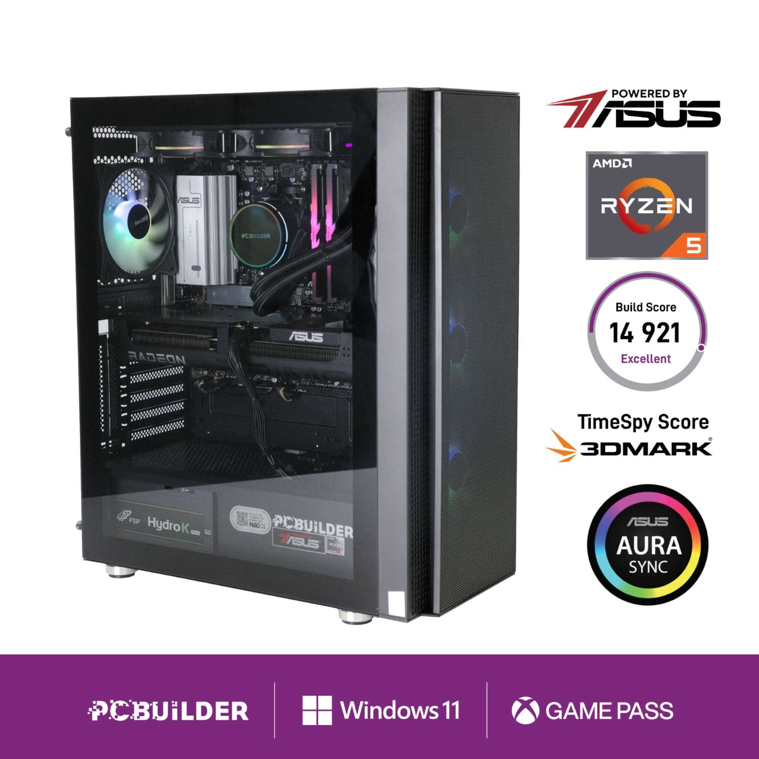 PCBuilder Ryzen 5 7600 SEEKER Windows 11 Gaming PC - Image 1