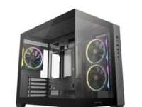 Deepcool CG330 3F Panoramic Dual-Chamber Micro-ATX Gaming Chassis - Black