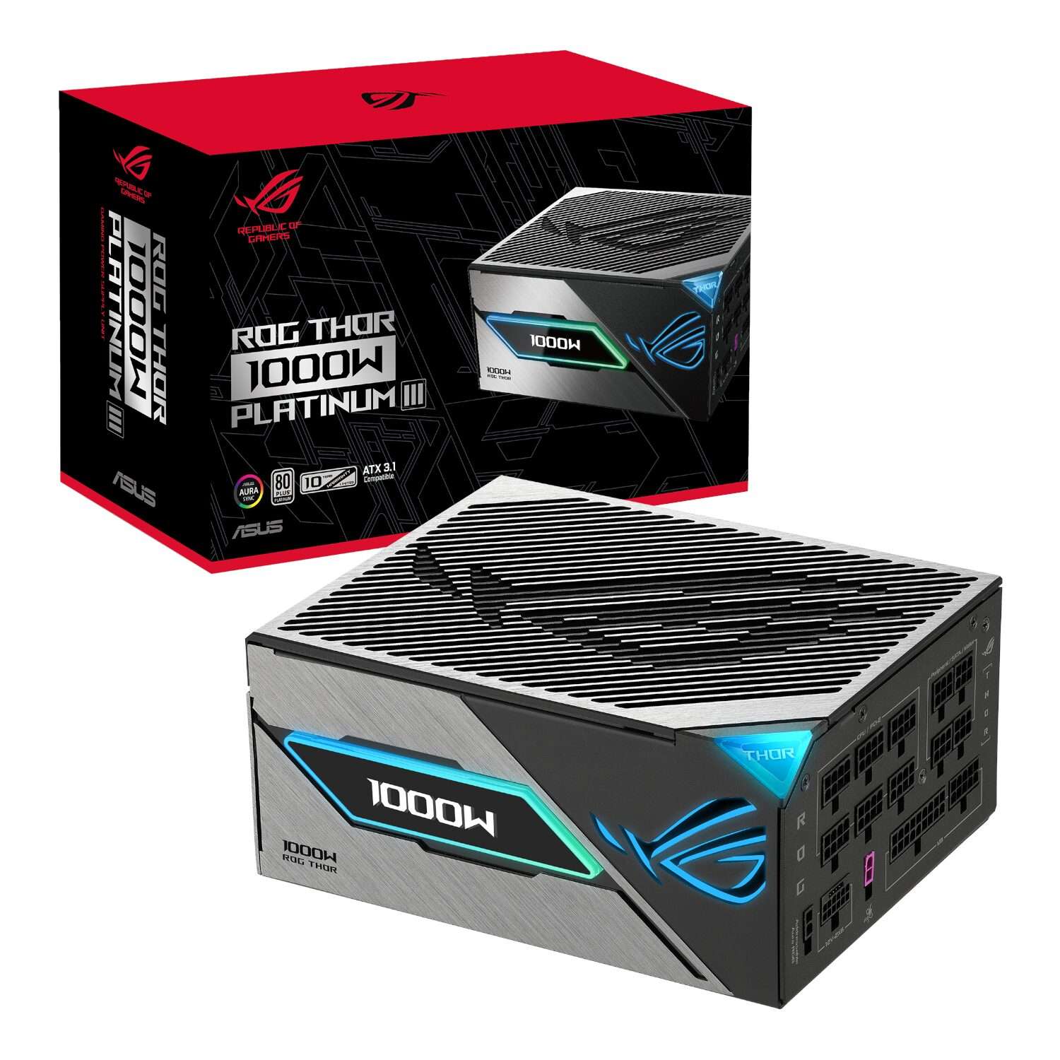 ASUS ROG Thor 1000W Platinum III Modular Power Supply - Image 1