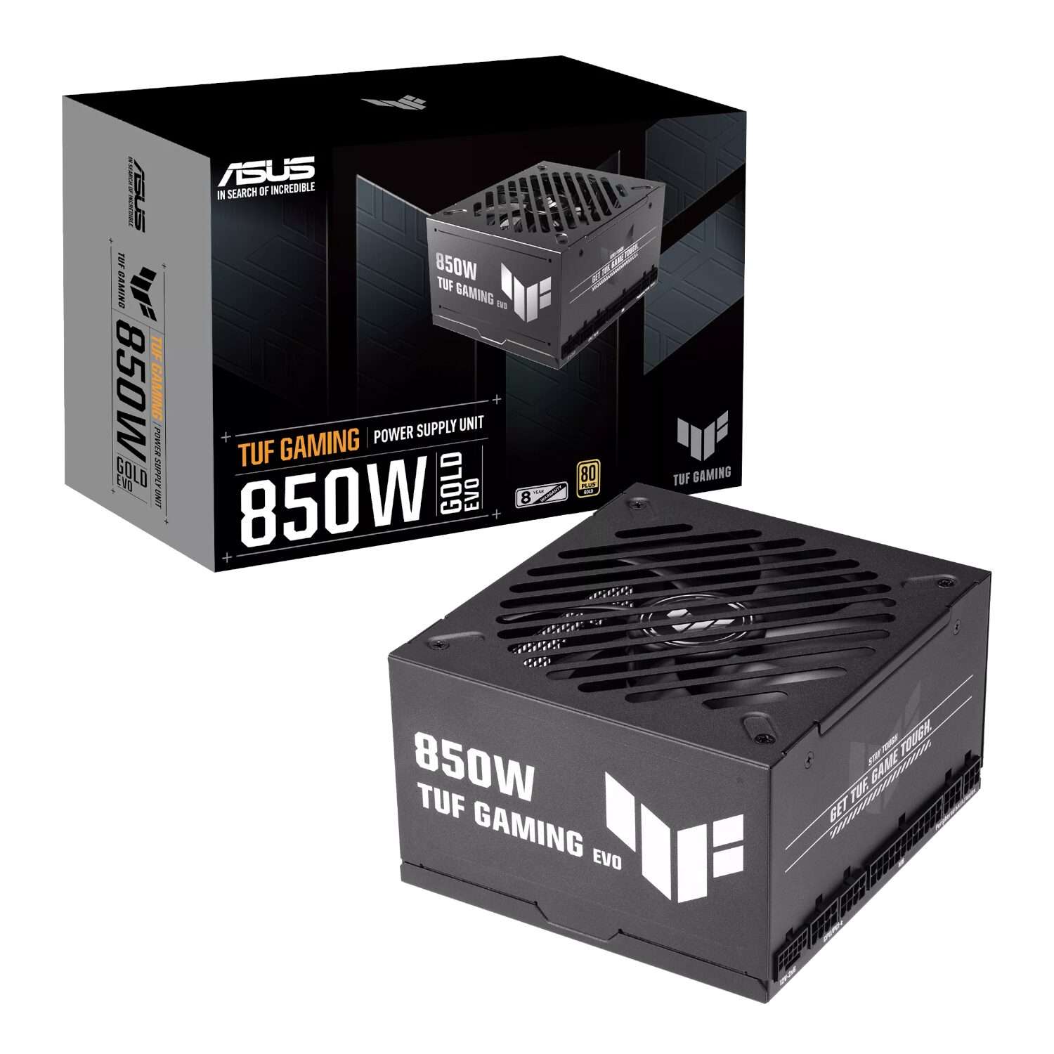 ASUS TUF Gaming EVO 850W 80 PLUS Gold Modular Power Supply - Image 1