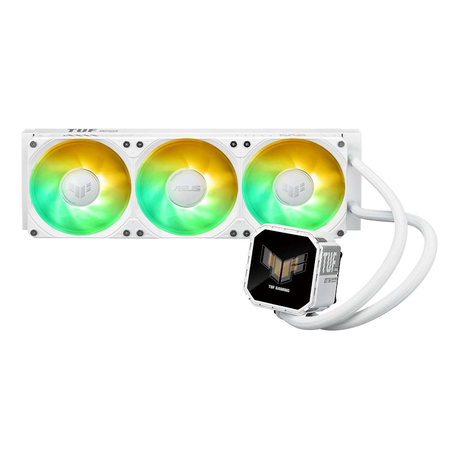 ASUS TUF Gaming LC III 360 ARGB CPU Liquid Cooler - White - Image 1