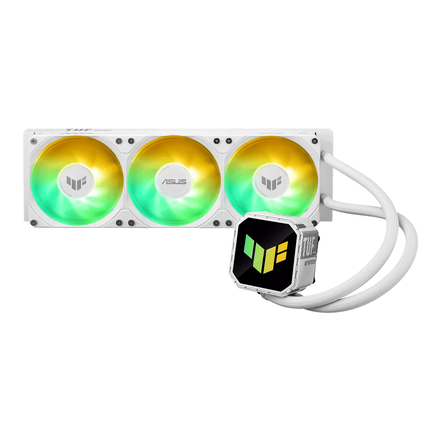 ASUS TUF Gaming LC III 360 ARGB White Edition Liquid CPU Cooler - Image 1