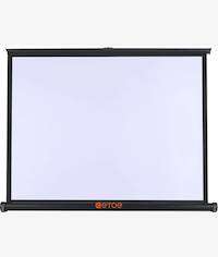 ETOE 50 Inch Manual Pull Up Projector Screen