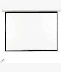 HTPNEO 100 Inch Electronic Projector Screen with Remote