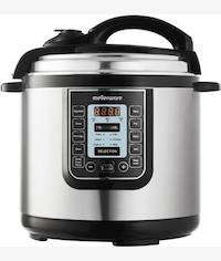 Mellerware 1000W Juno 6 Litres Pressure Cooker With LED Display