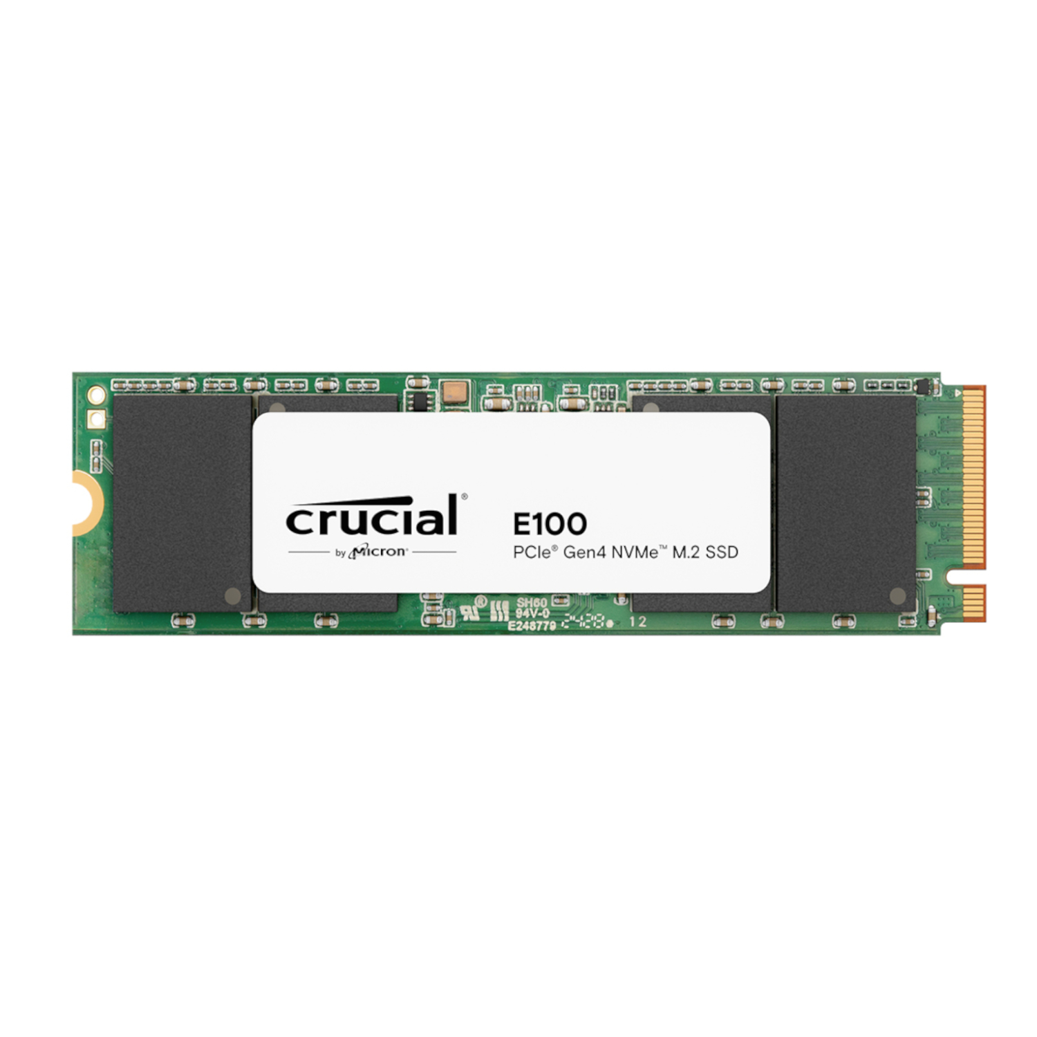Crucial E100 1TB PCIe Gen4 2280 NVMe M.2 SSD - Tray version - Image 1