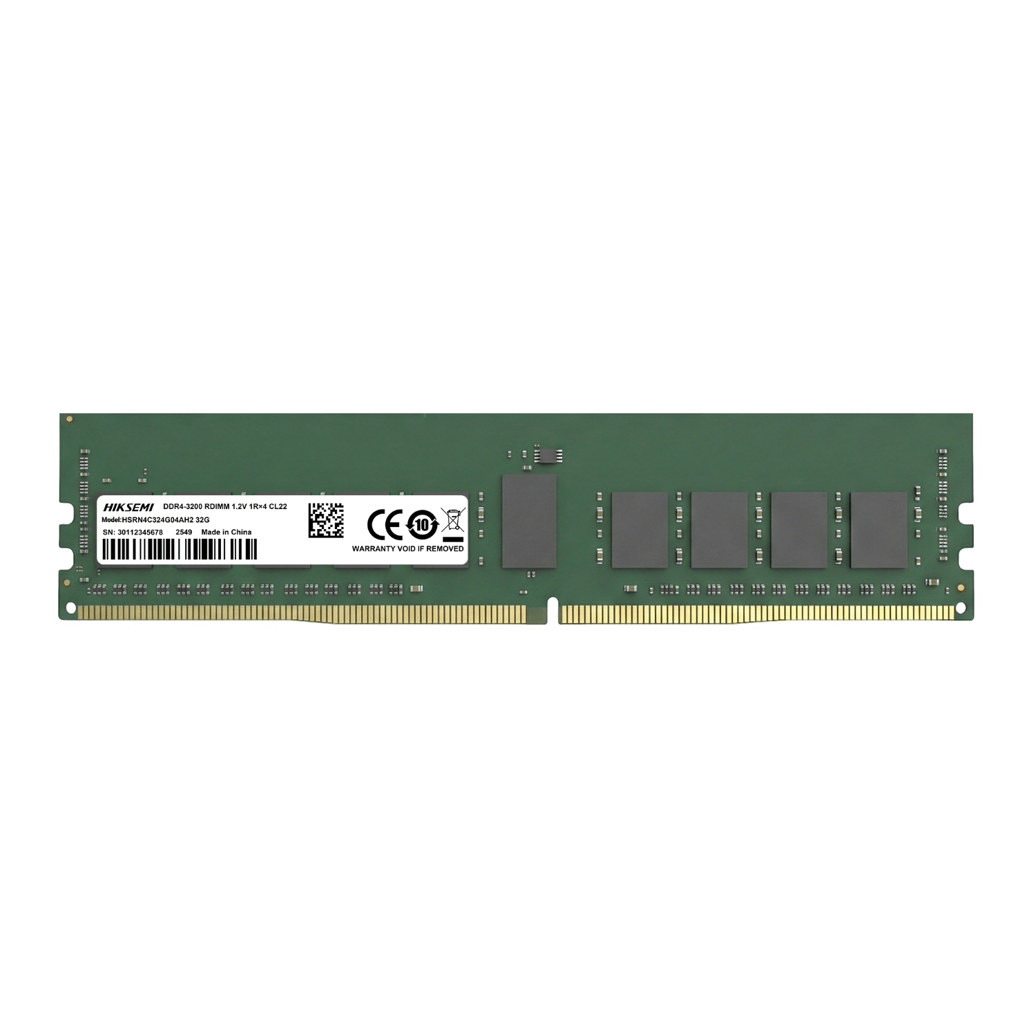 Hiksemi 32GB 3200Mhz DDR4 RDIMM Memory - Image 1