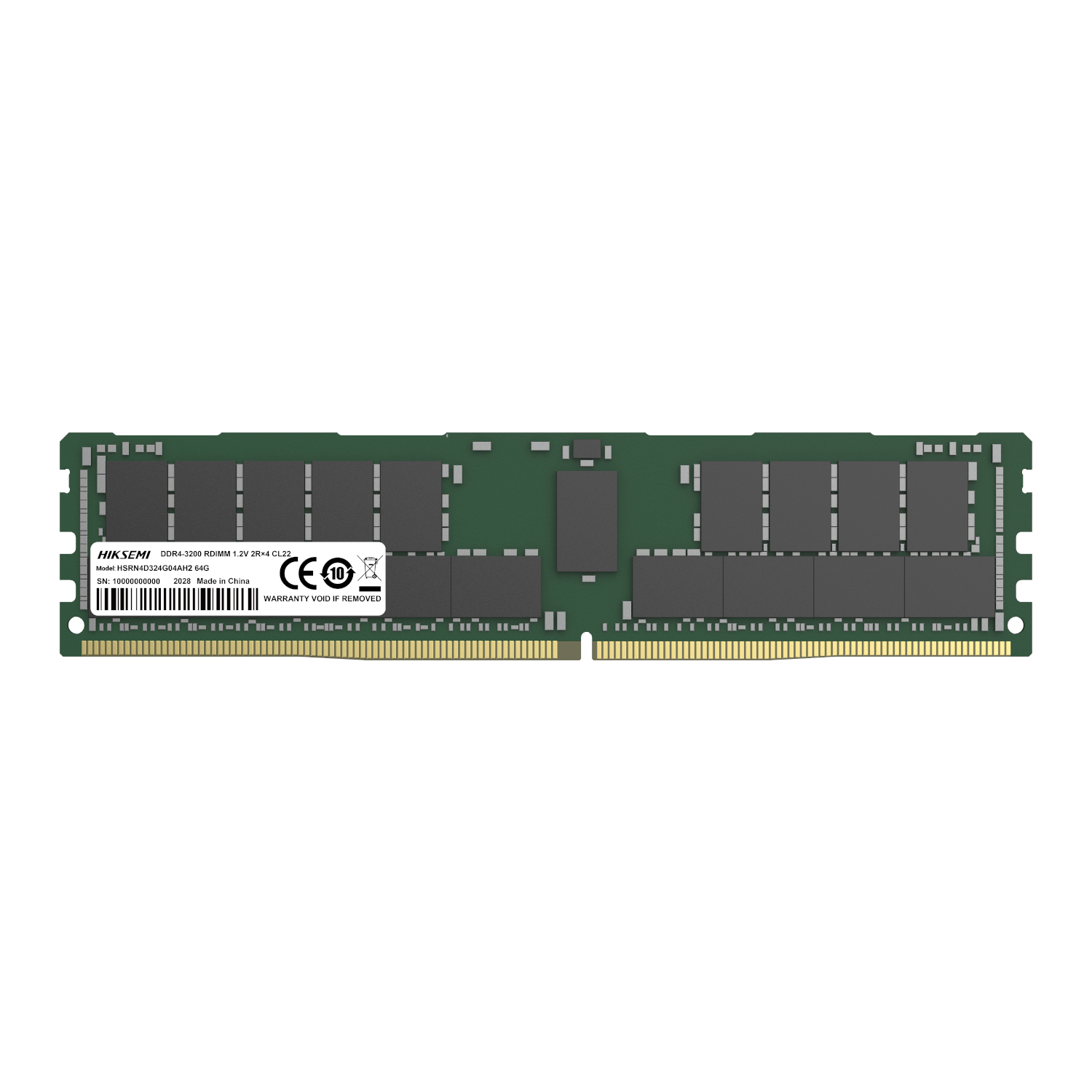 Hiksemi 64GB 3200Mhz DDR4 RDIMM Memory - Image 1
