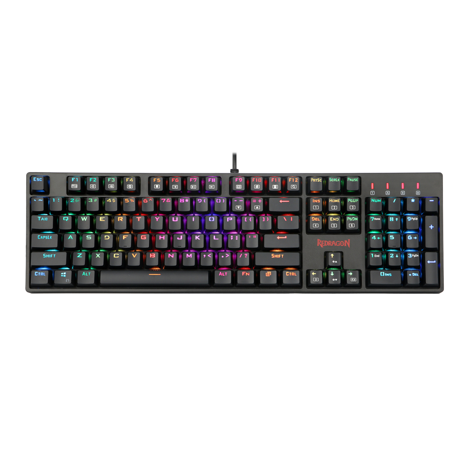 Redragon SURARA MECHANICAL RGB Gaming Keyboard - Black - Image 1