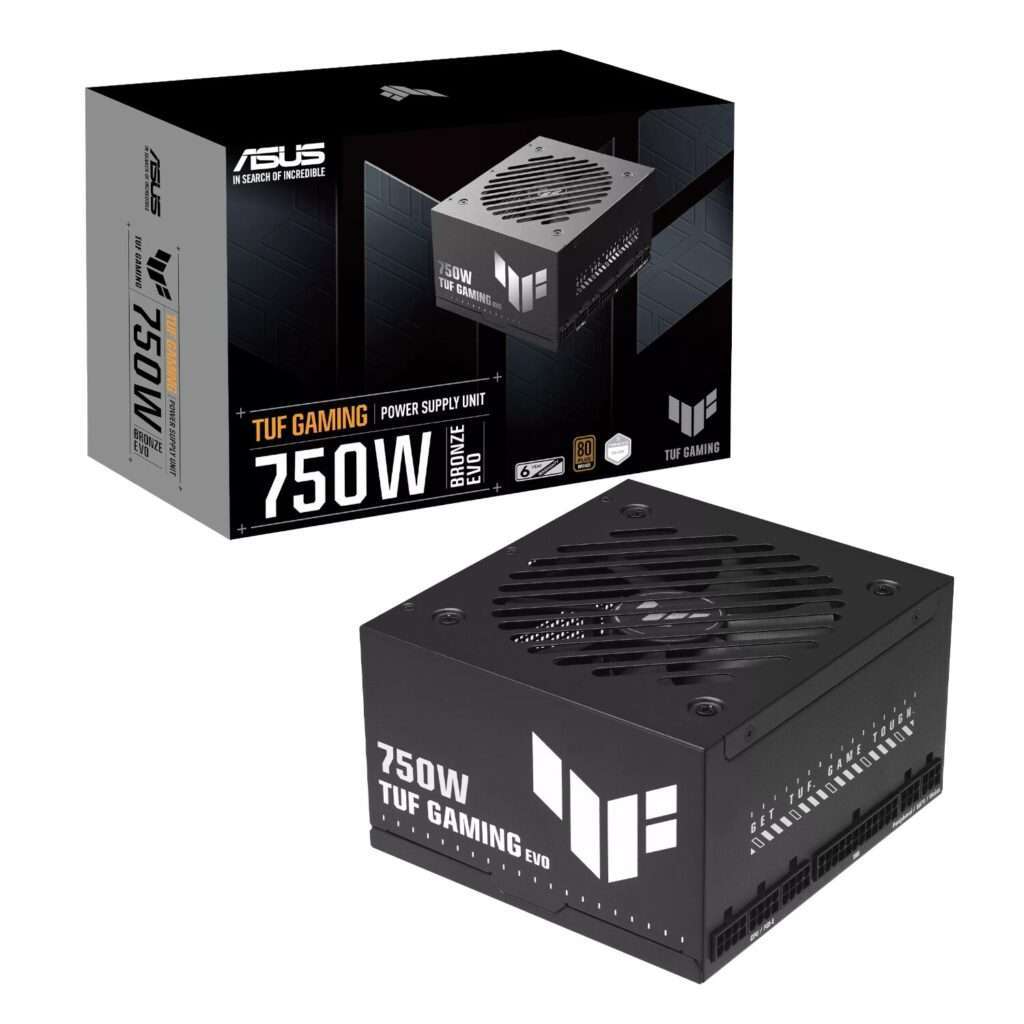 ASUS TUF Gaming 750W 80PLUS Bronze EVO Modular Power Supply