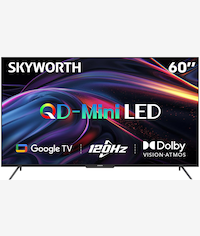 Skyworth 60 Inch 4K UHD Mini LED Google TV