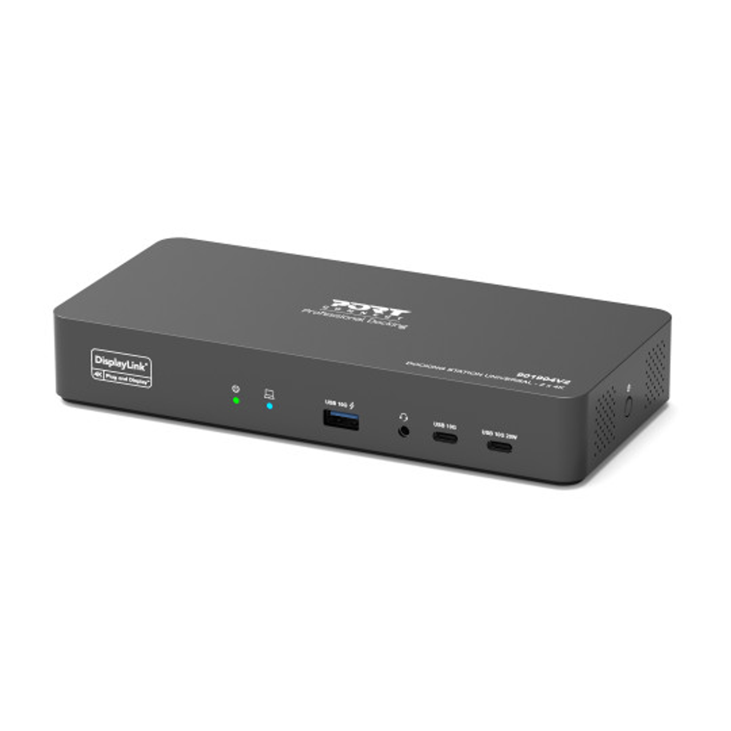 PORT2 x 4K USB-C desktop docking station 11 peripherals 96W - Image 1