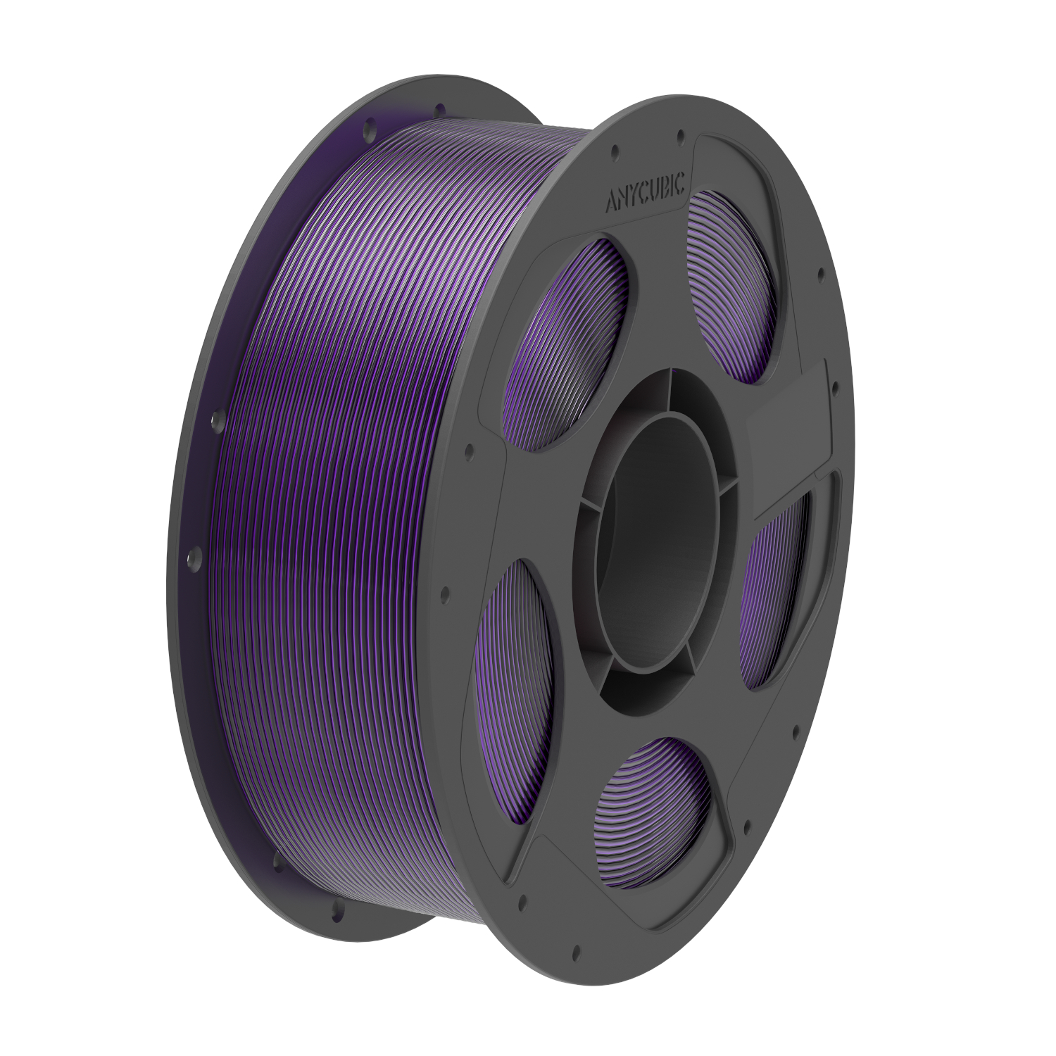 Anycubic PLA Silk Dual Filament 1kg - Black/Purple - Image 1