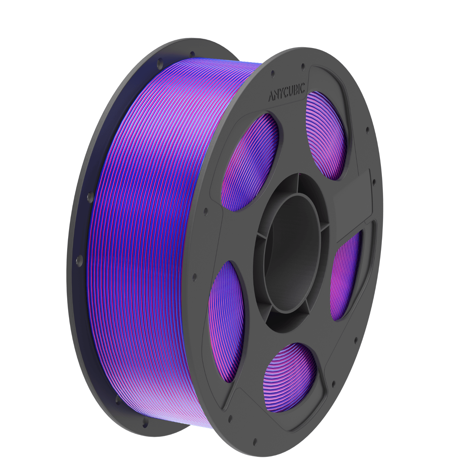 Anycubic PLA Silk Dual Filament 1kg – Red/Blue - Image 1
