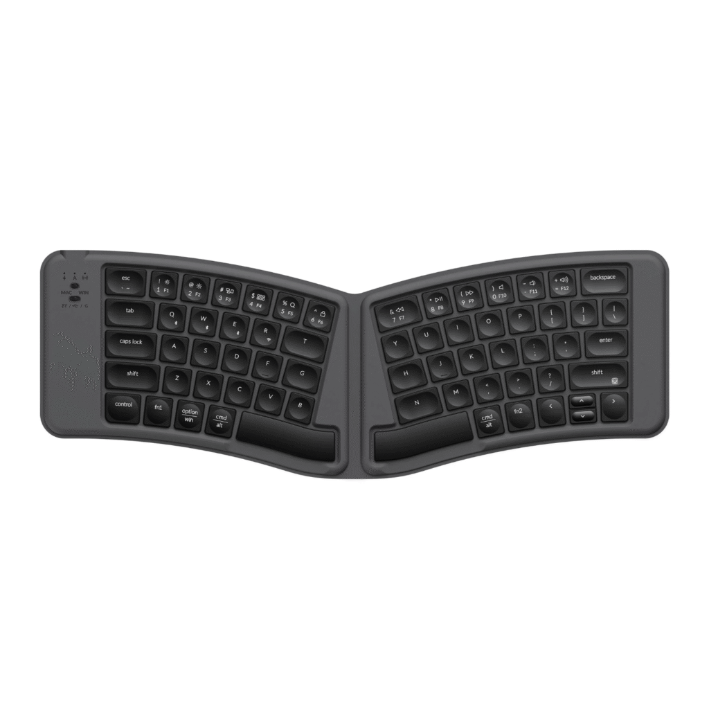 Keychron B11 Pro Ultra-Slim Wireless Foldable Keyboard Alice Layout - Space Gray