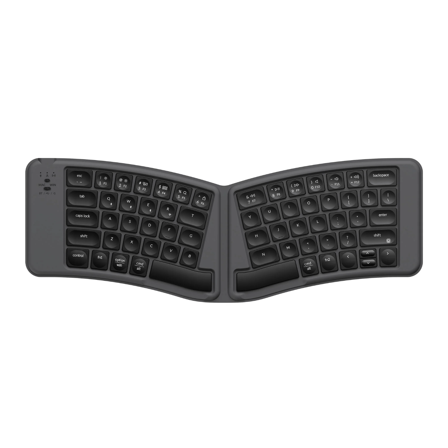Keychron B11 Pro Ultra-Slim Wireless Foldable Keyboard Alice Layout - Space Gray - Image 1