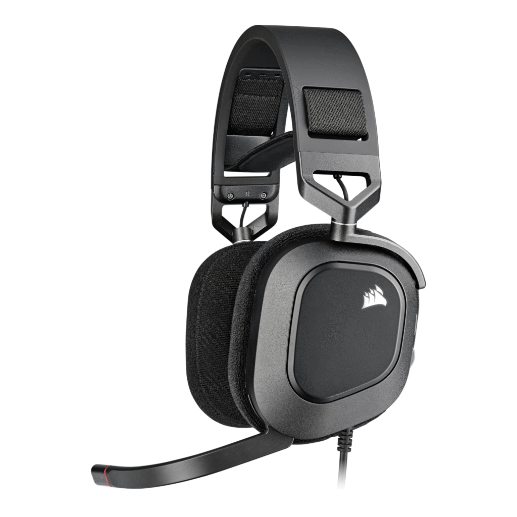 Corsair HS80 RGB USB Wired Over-Ear Gaming Headset — Carbon Black