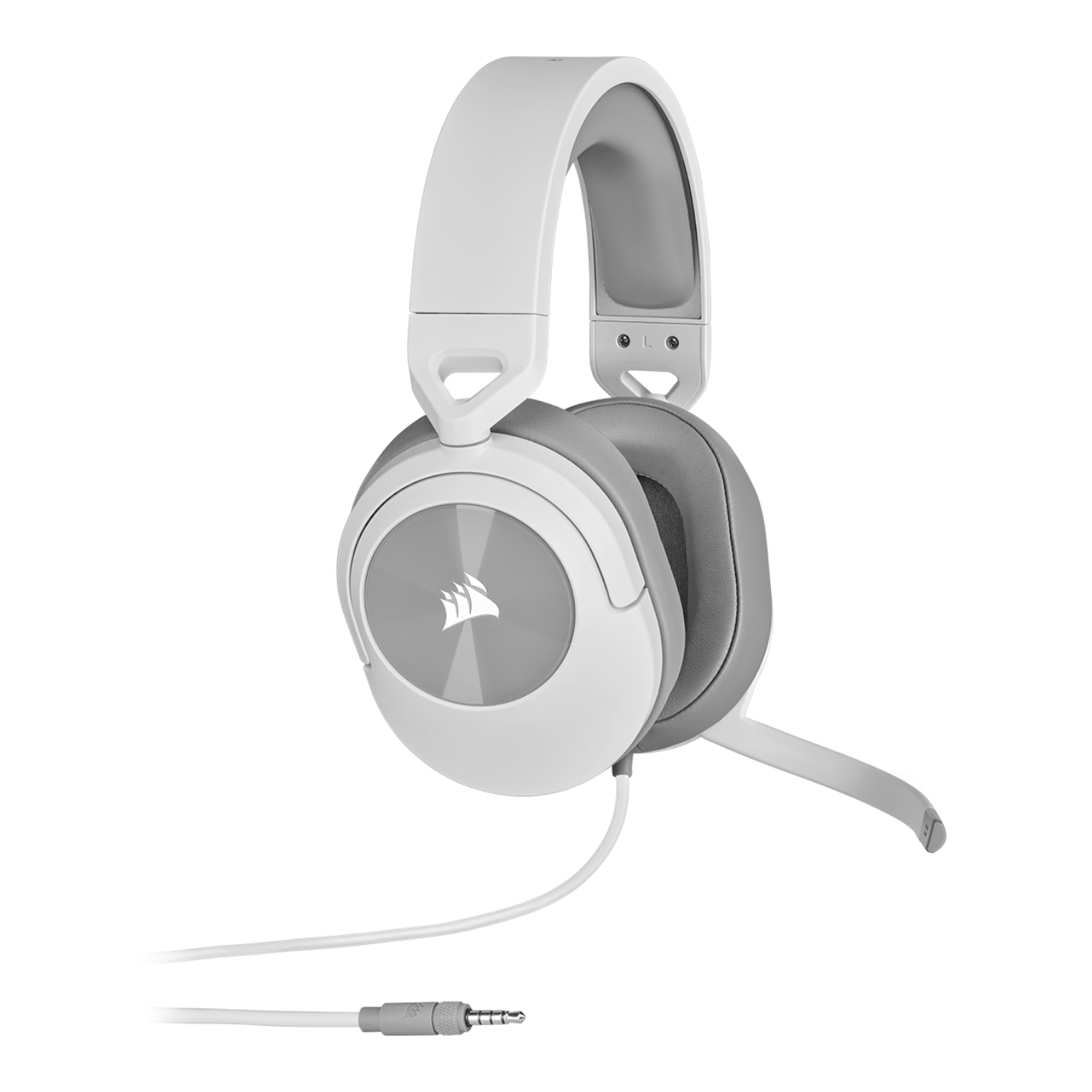 Corsair HS55 Surround Wired Gaming Headset – White - Image 1