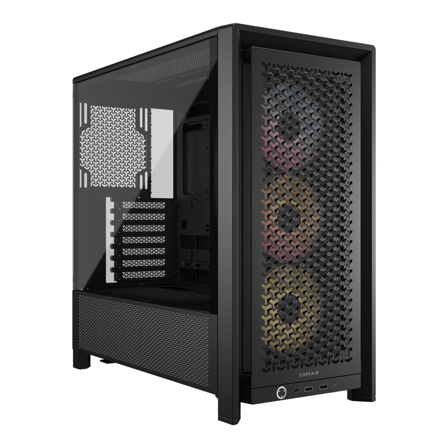 Corsair FRAME 4000D RS ARGB Modular Mid-Tower PC Case - Black - Image 1