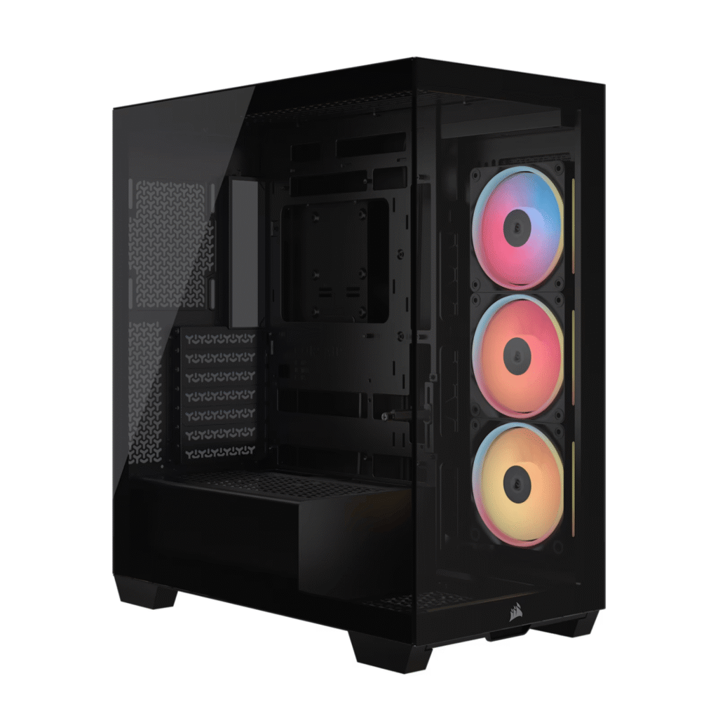 Corsair 3500X LX-R RGB iCUE LINK Mid-Tower PC Case - Black