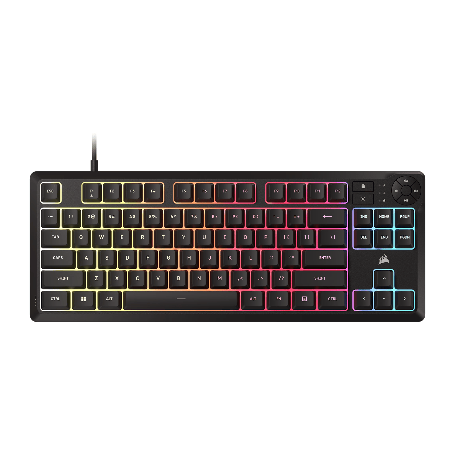 Corsair K55 CORE TKL RGB Gaming Keyboard - Image 1