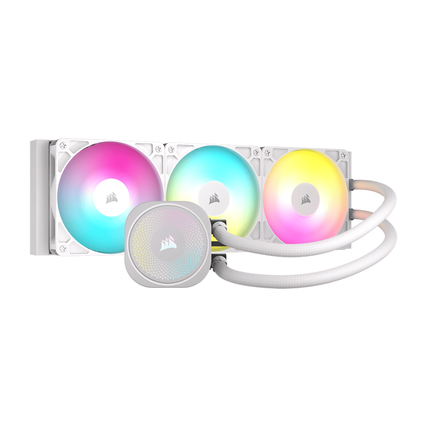 Corsair NAUTILUS 360 RS ARGB Liquid CPU Cooler - White - Image 1
