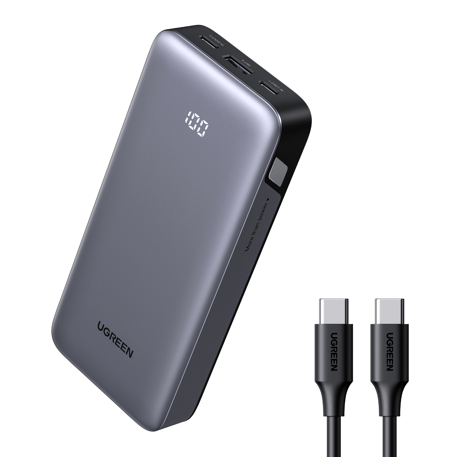UGREEN 20000mAh 30W Two-way Fast Charging Power Bank - Image 1